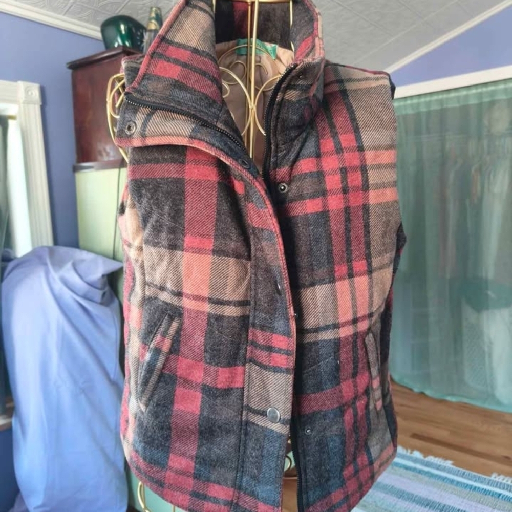 Plaid Women's Vest